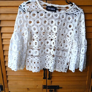 Style Mafia White Lace Top